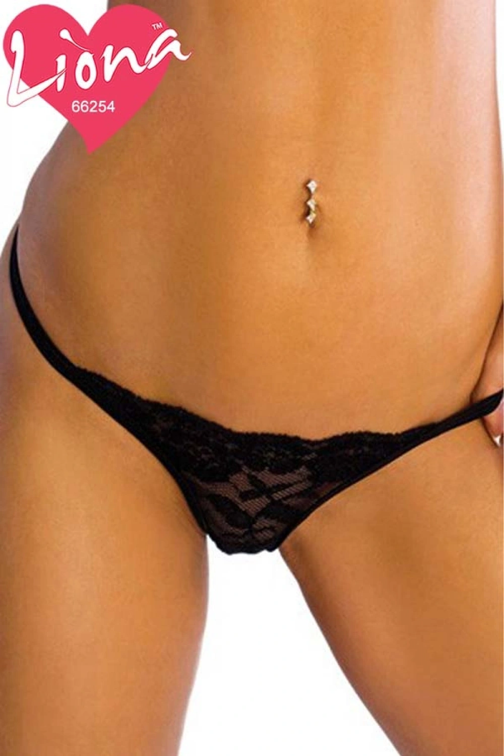 Liona Büyük Beden Dantelli G-String