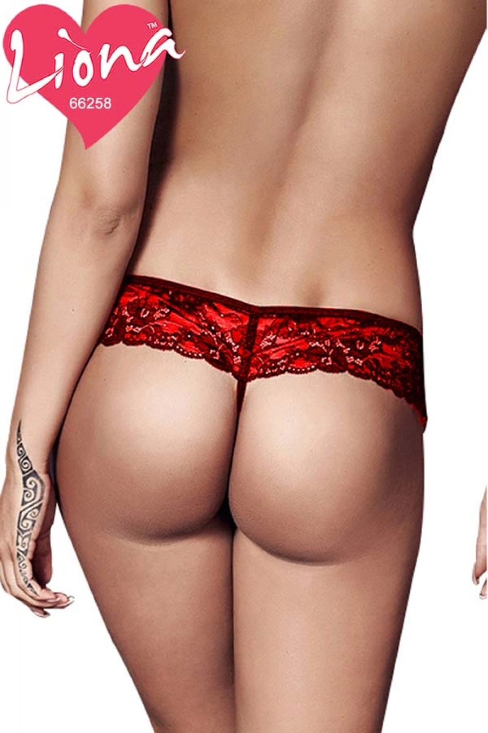 Liona Dantelli Büyük Beden Seksi Külot
