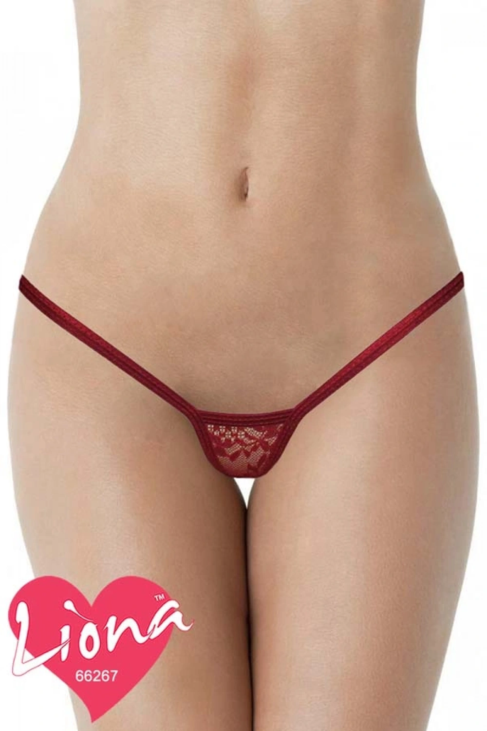 Liona Dantelli Mini Büyük Beden Tanga