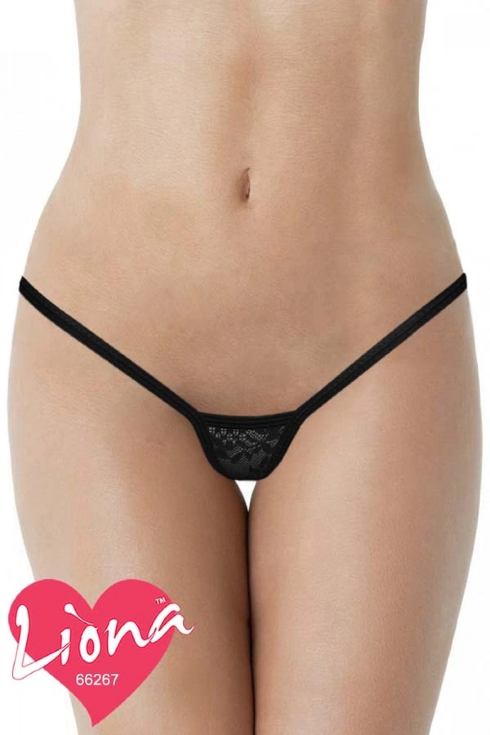 Liona Dantelli Mini Büyük Beden Tanga