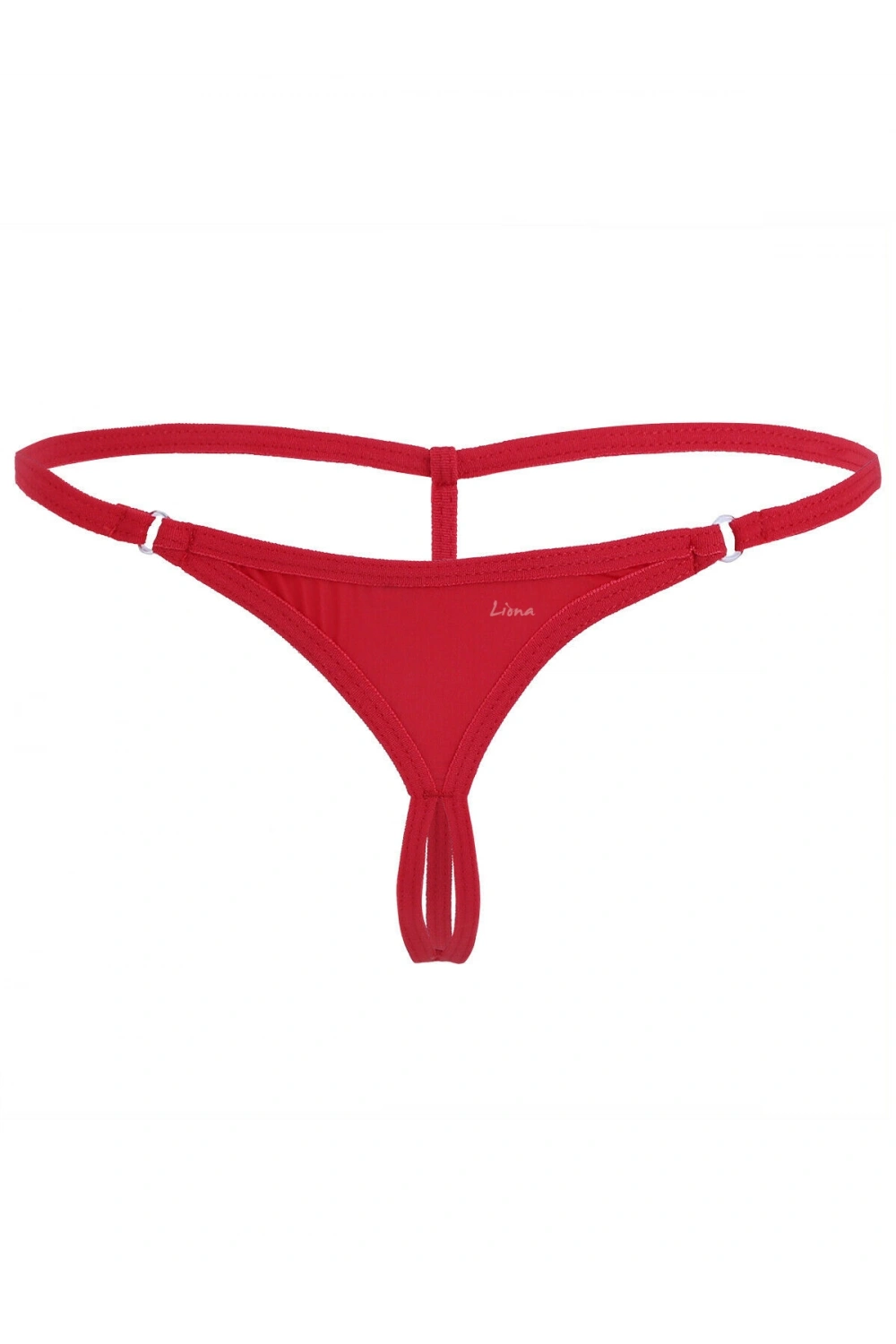 Liona Halkalı Mini Kırmızı Kadın Fantezi G String