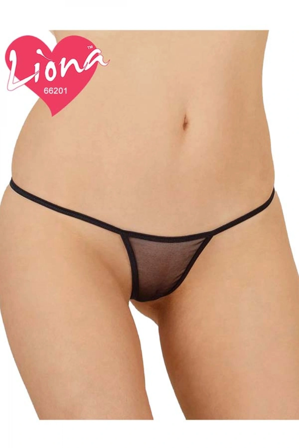 Liona Transparan Büyük Beden G-String