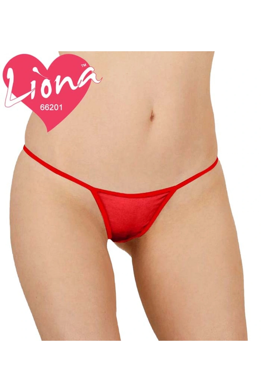 Liona Transparan Kırmızı İç Çamaşırı