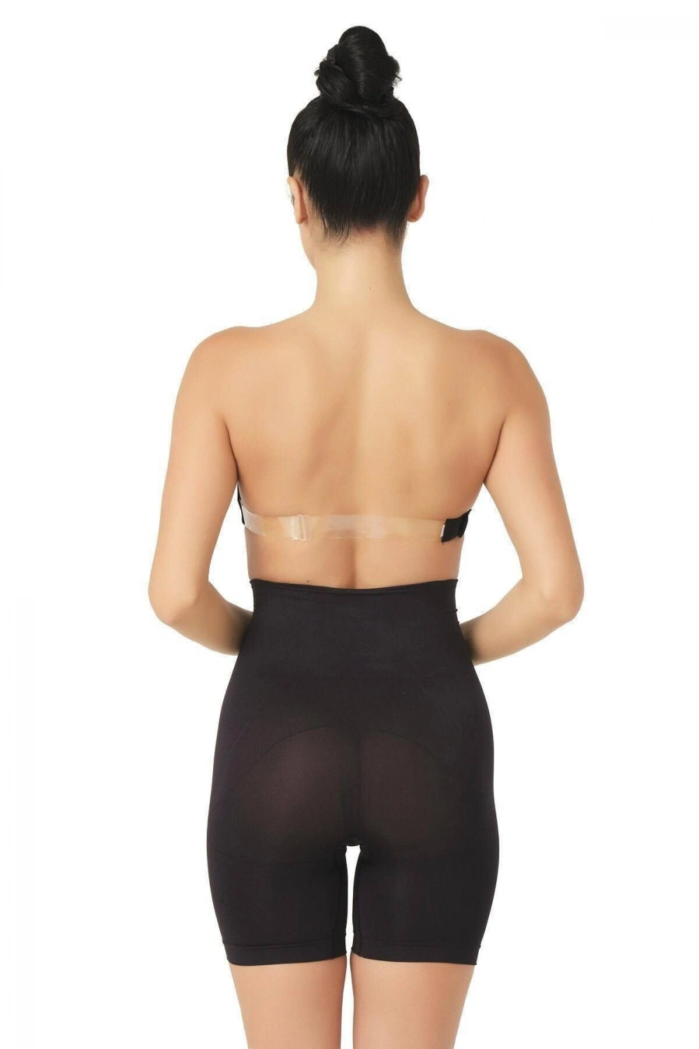Düşük Bel Double Pantalon Korse - Siyah - KLBN29329
