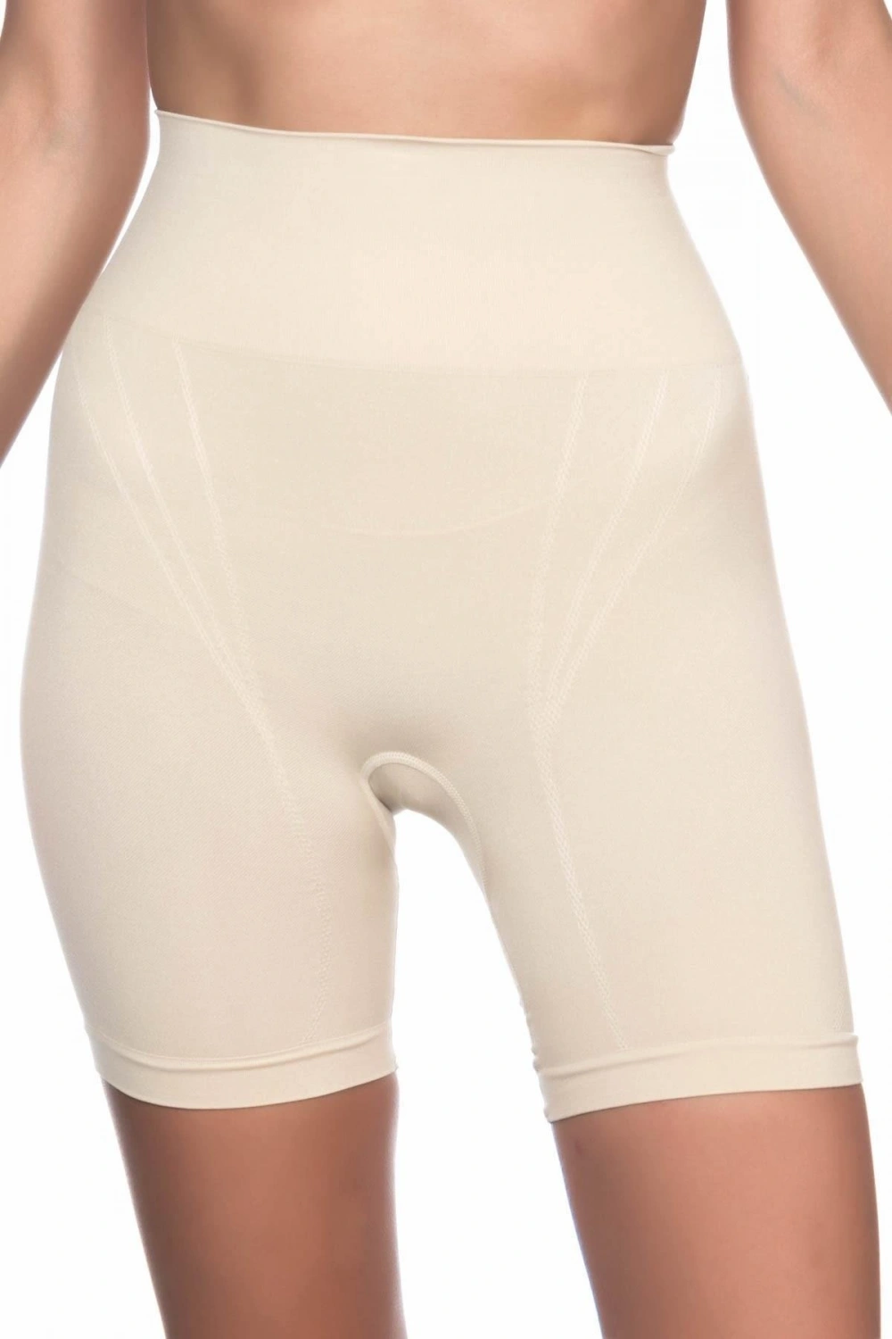 Düşük Bel Double Pantalon Korse - Ten - KLBN29331