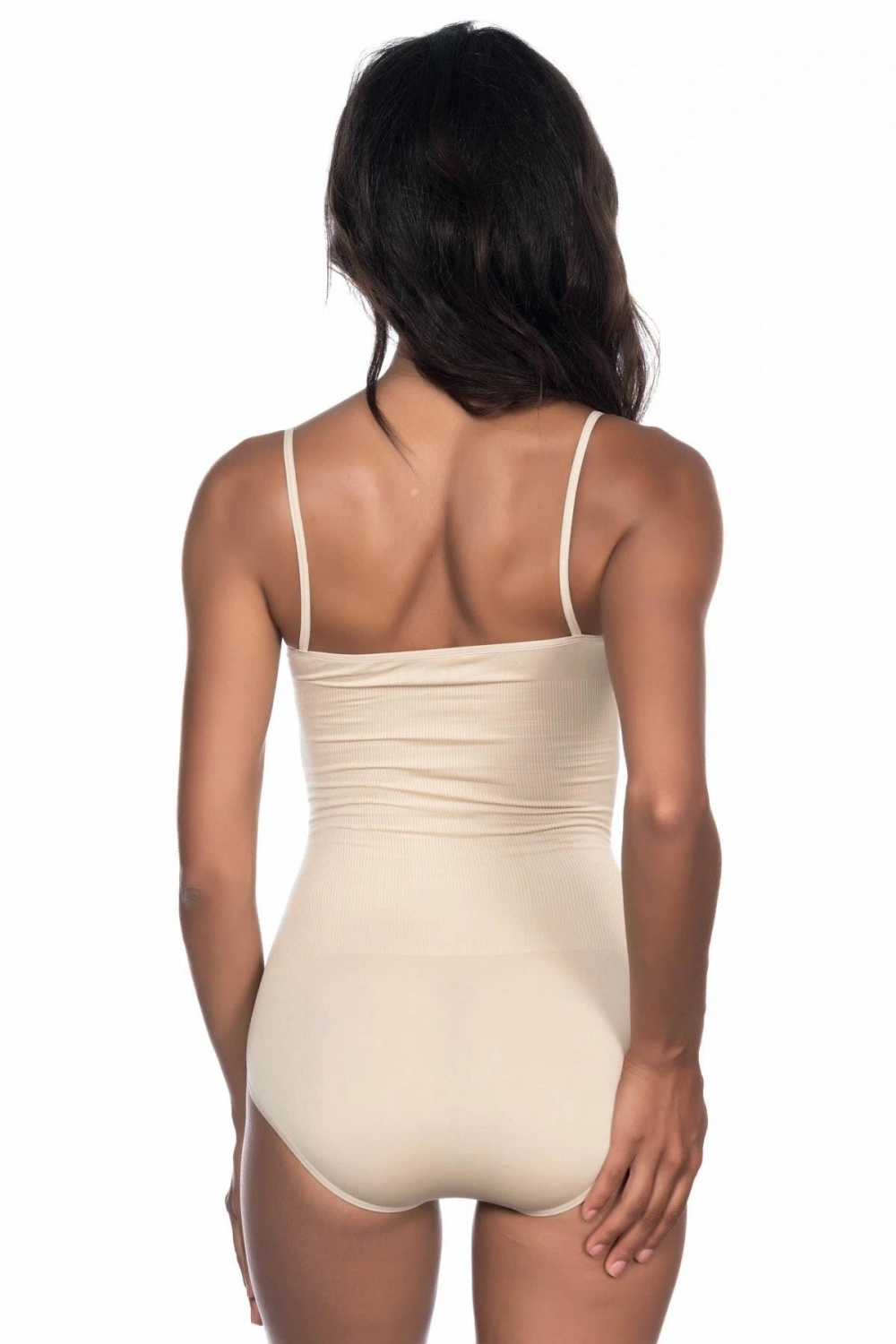 Soft İp Askılı Çıtçıtlı Body - Ten - KLBN29285