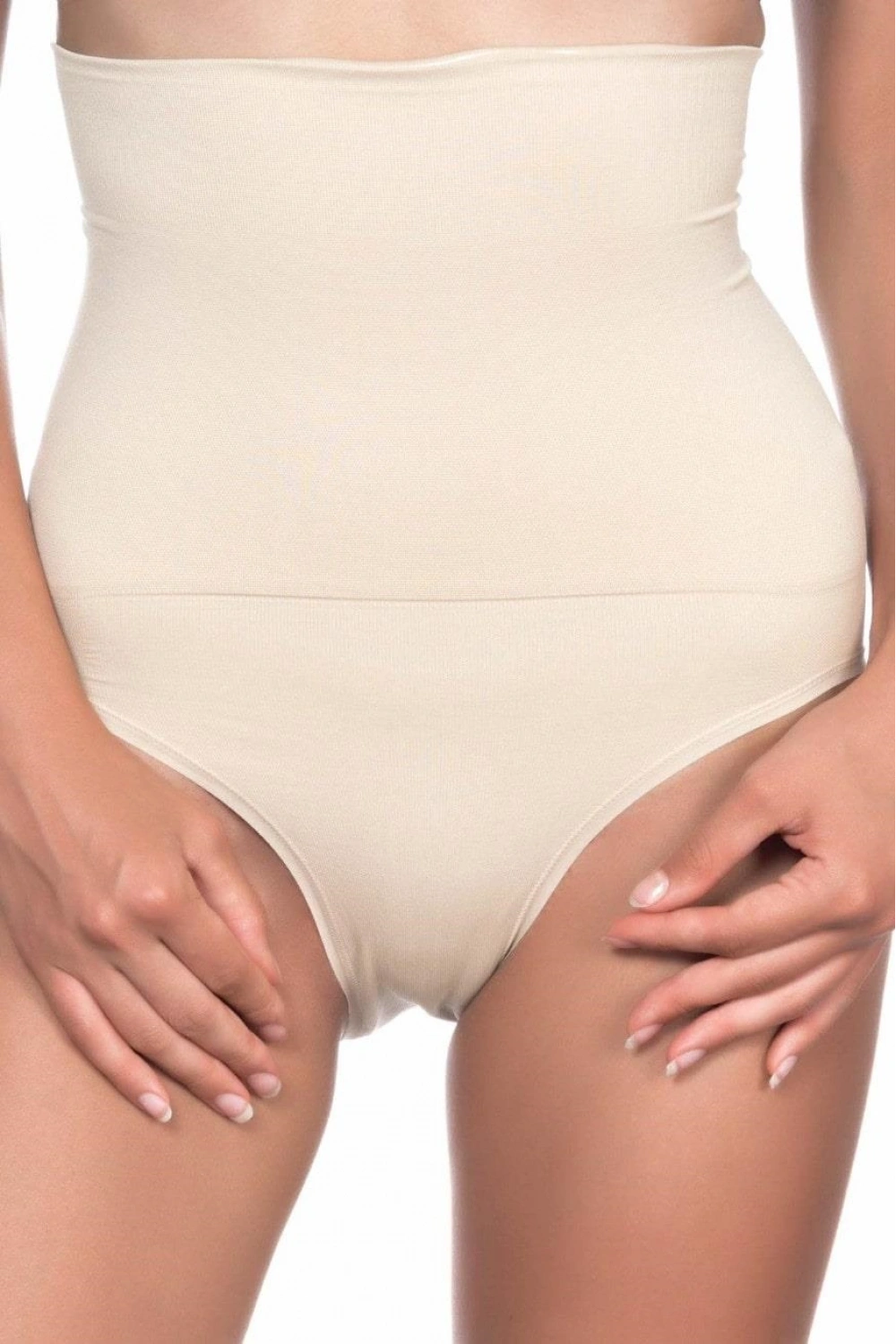Yüksek Bel Double Slip Korse - Ten - KLBN29306