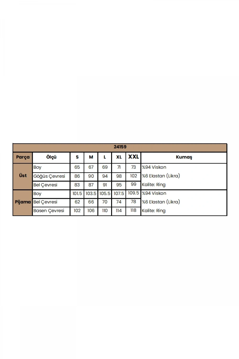 Uzun Kollu ve Dantelli Pijama Takımı - KLBN29179