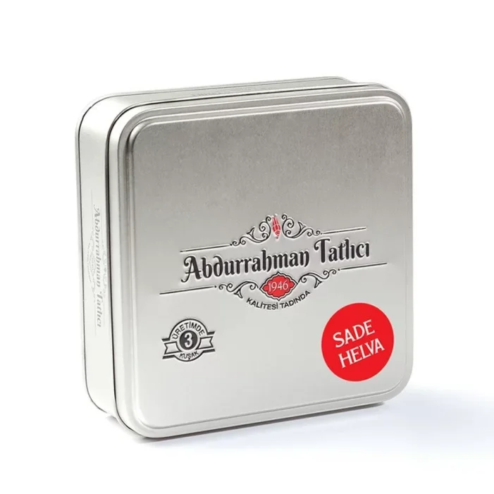 Tahin Helvası Sade Teneke 1 Kg