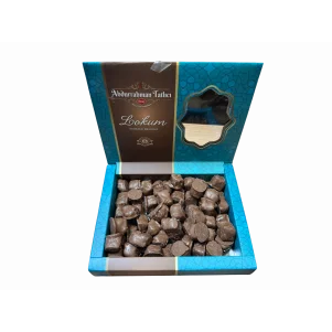 ÇİKOLATA KAPLI A.FISTIKLI ÇİFTE KAVRULMUŞ LOKUM 500 GR