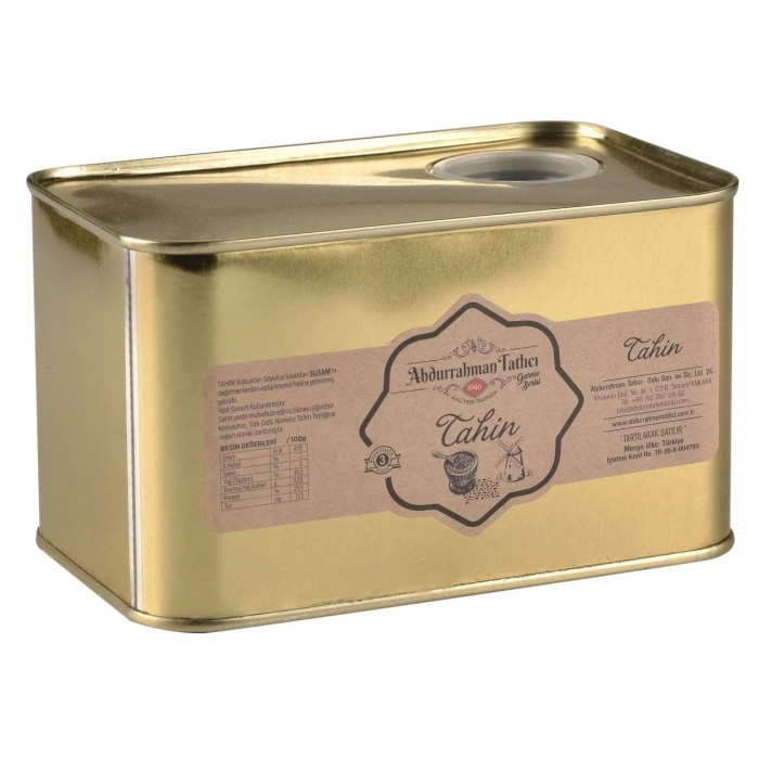 Özel Seri Teneke Tahin 1400 Gr