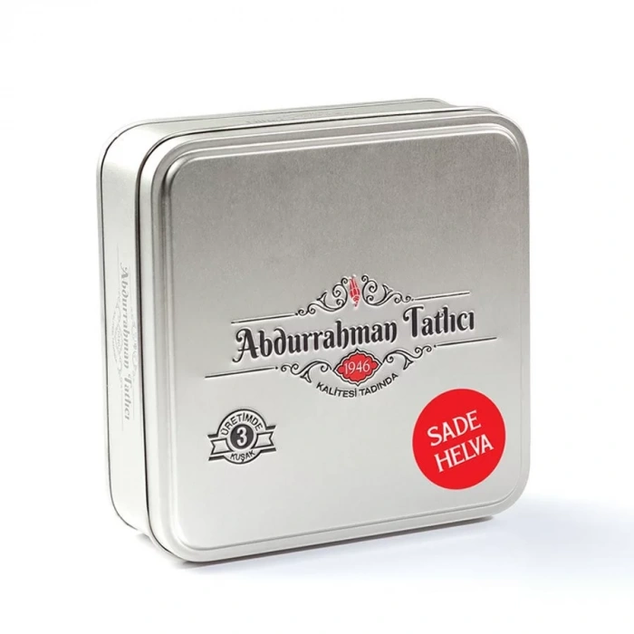 Tahin Helvası Sade Teneke 1 Kg