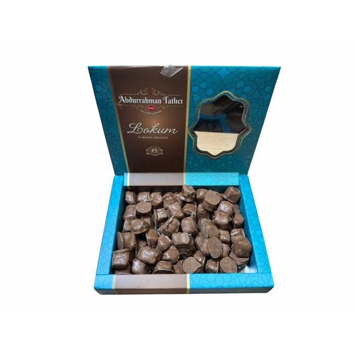 ÇİKOLATA KAPLI A.FISTIKLI ÇİFTE KAVRULMUŞ LOKUM 500 GR