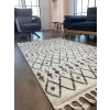 Evimod Nordic İskandinav Tarz Beyaz Dekoratif Halı Kilim Nd04