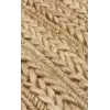 FLATWEAVE KILIM 0075 El Dokuma Naturel Jüt Hasır Halı