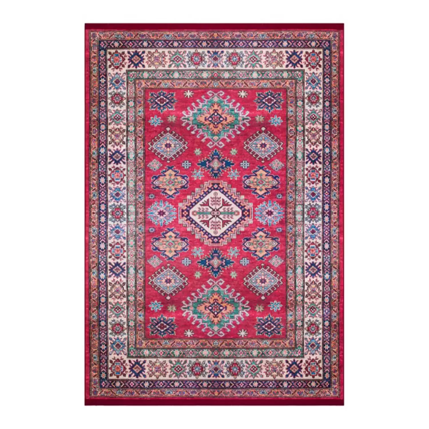 Evimod Cotton Afgan 01 Geleneksel Pamuk Tabanlı Dokuma Kilim 404-00