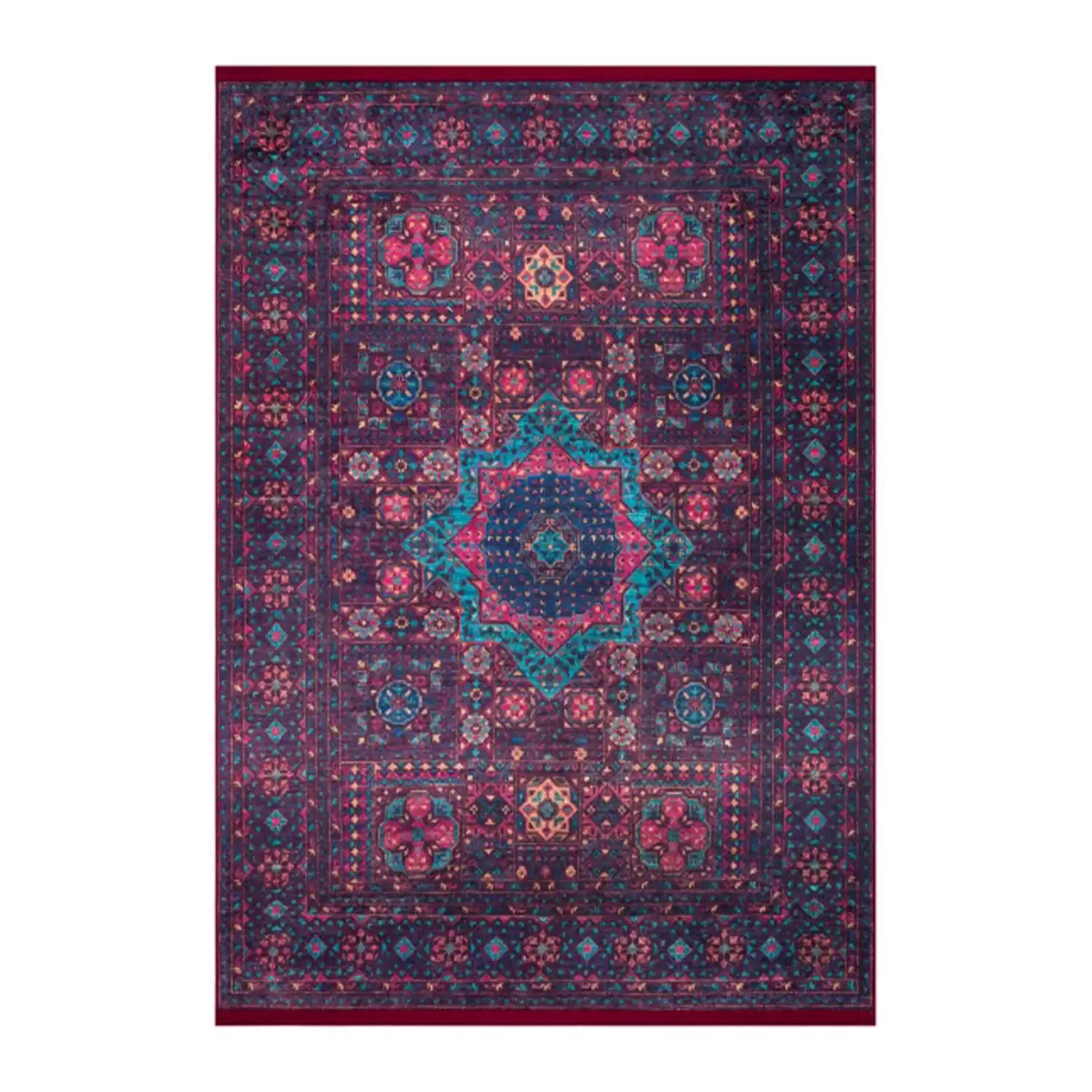 Evimod Cotton Afgan 01 Geleneksel Pamuk Tabanlı Dokuma Kilim 598-04