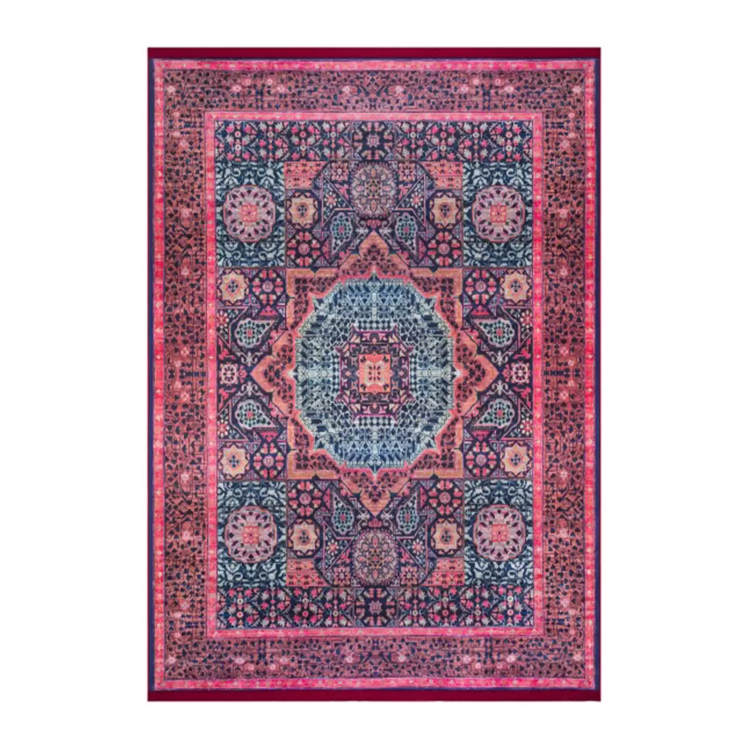 Evimod Cotton Afgan 01 Geleneksel Pamuk Tabanlı Dokuma Kilim 736-00