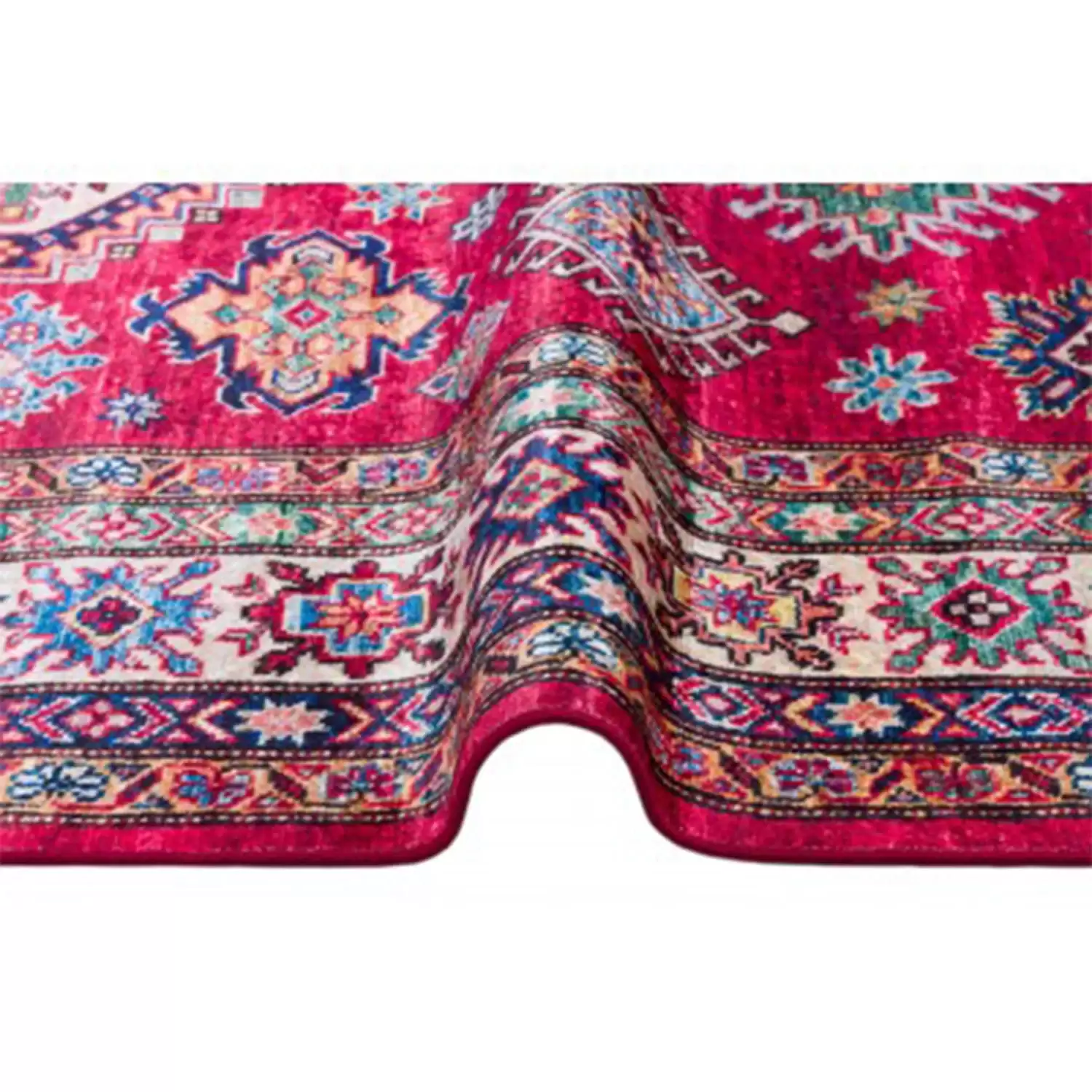 Evimod Cotton Afgan 01 Geleneksel Pamuk Tabanlı Dokuma Kilim 741-00