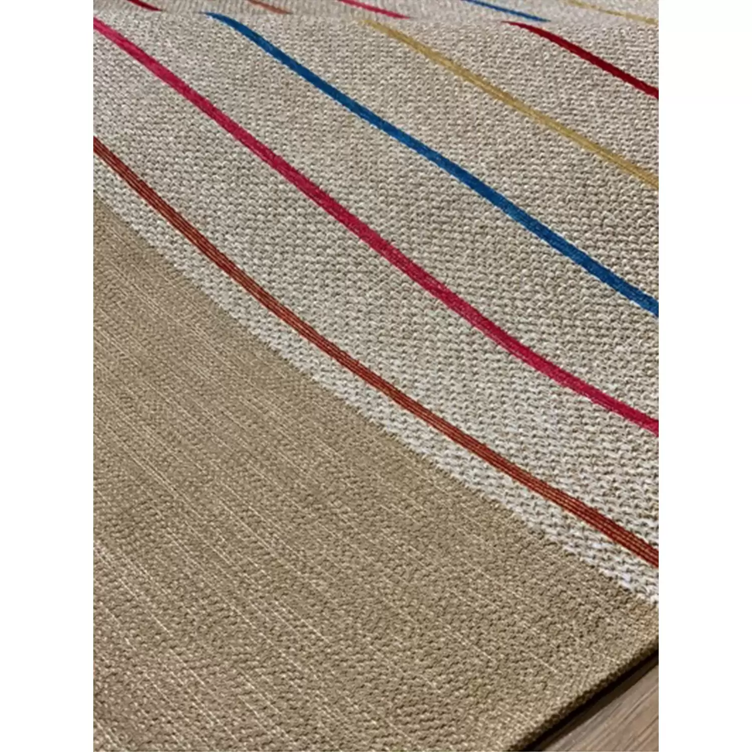 Evimod Hollywood Hly901 Natural Multy Hasır Dokulu Saçaklı Kilim