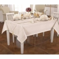 26 Parça Masa Örtüsü Seti Bahar Krem