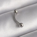 316L Çelik Gümüş Renk Topçuk Model Piercing