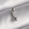 316L Çelik Gümüş Renk Topçuk Model Piercing