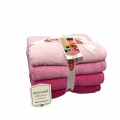4´lü 50x90 Havlu Seti Pembe