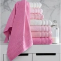 70X140 4´lü Havlu Seti Pembe