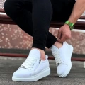 Beyaz Kapitone Erkek Casual Ayakkabı