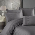 Butik Valinor Çift Kişilik Saten Nev Takımı V6 Gri