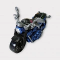Çek Bırak Custom Motorsiklet 9 Cm - Mavi (Lisinya)
