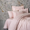 Çift Kişilik Jakarlı Saten Nev Takımı Jana Pembe