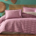 Çift Kişilik Yatak Örtüsü Lorna v4 Gülkurusu