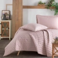 Çift Kişilik Yatak Örtüsü Pedra V3 Pudra