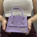 luxe lila cilt çanta