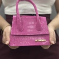 Luxe pembe cilt çanta