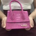 Luxe pembe cilt çanta