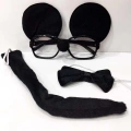 Mickey Mouse Gözlüğü Papyonu Kuyruğu Seti