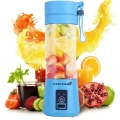 Portatif Taşınabilir380 Ml Usb Şarjlı Mavi El Blender ( Lisinya )