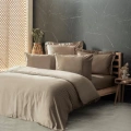 Silky İpek Çift Kişilik Nev Takımı Bej
