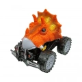 Sürtmeli Dinazor Robota Dönüşen Araba 14 Cm - Turuncu (Lisinya)