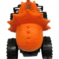 Sürtmeli Dinazor Robota Dönüşen Araba 14 Cm - Turuncu (Lisinya)