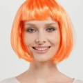 Tcu Renk Küt Parti Peruğu Kısa Takma Saç