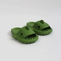 WG500 Köpekbalığı Haki Unisex Tam Ortopedik Terlik Shark Slides