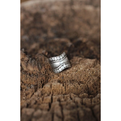 Ayarlanabilir Desenli Erkek Yüzük