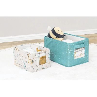 Baby 2li Pencereli Düzenleyici Çok Amaçlı Organizer Kutu (yeşil) ( Lisinya )