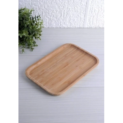 Balsa Bambu Sunum Tabağı 30x20 cm