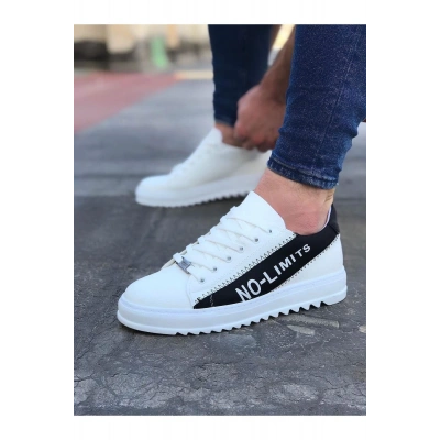 Beyaz Siyah No Limit Erkek Casual Ayakkabı