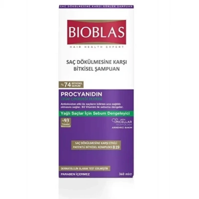 Bioblus Saç Dökülmesine Karşı Bitkisel Şampuan 360ml.
